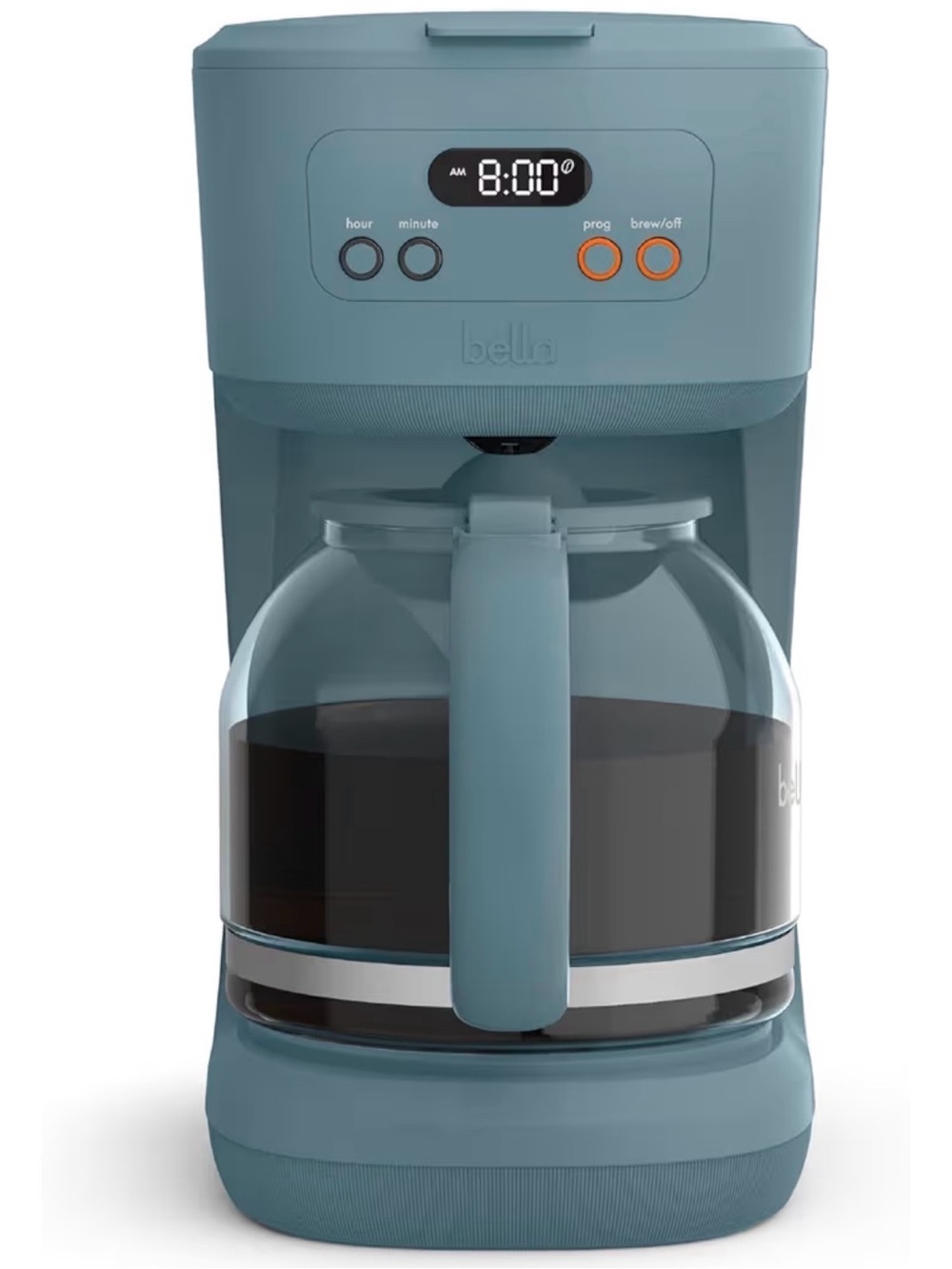Bella Blue Drip Coffee Maker - Programmable 12-Cup